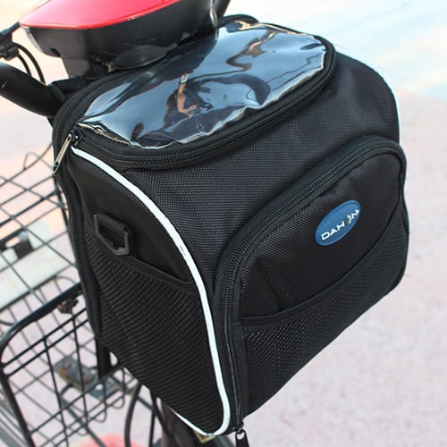 Electric Folding Bicycle Handlebar Storage Bag