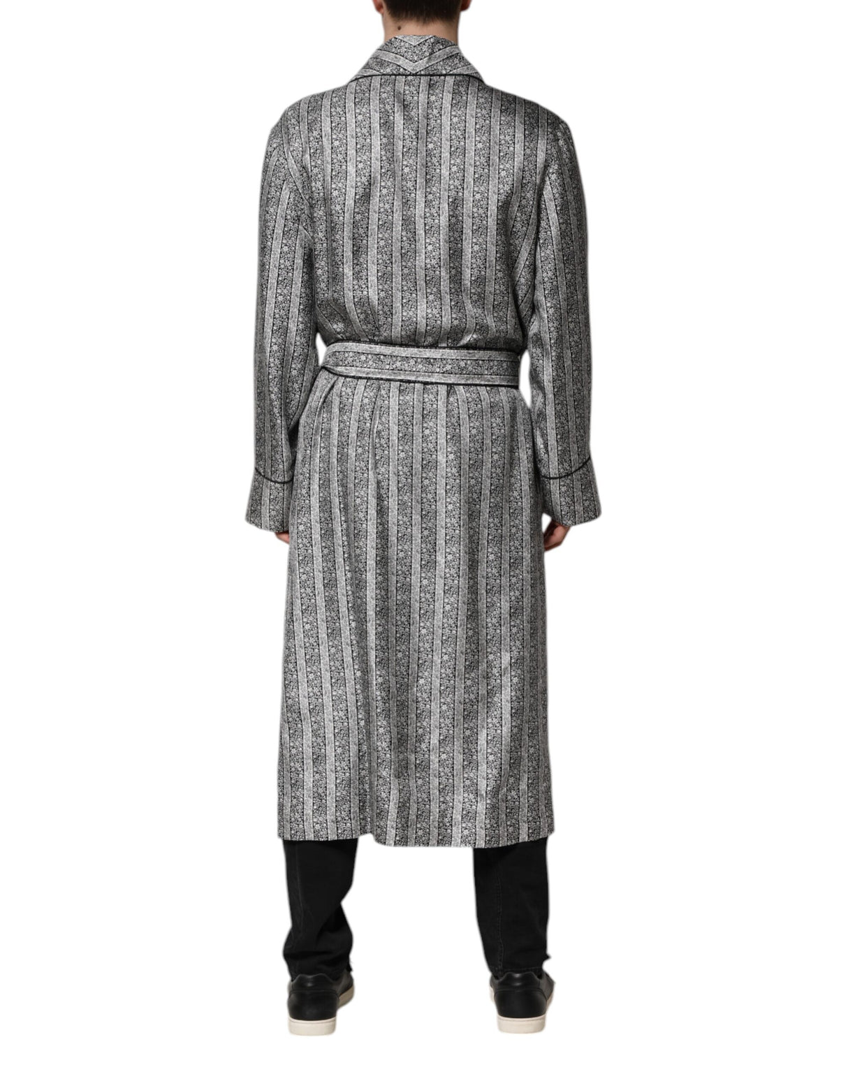 Dolce & Gabbana Multicolor Floral Robe Coat Wrap Jacket