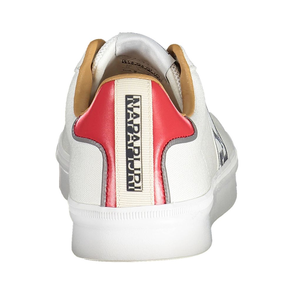 Napapijri Bianco Polyester Men Sneaker