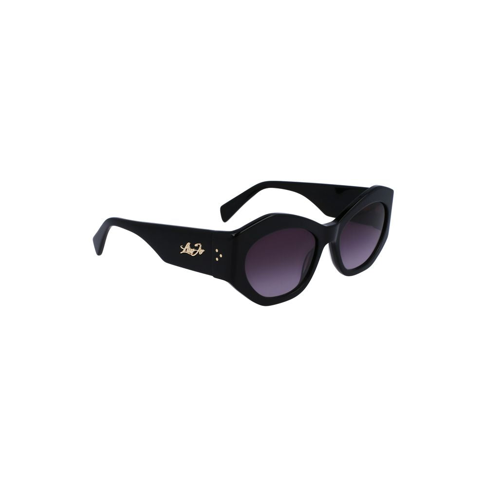 Liu Jo Black Acetate Women Sunglass