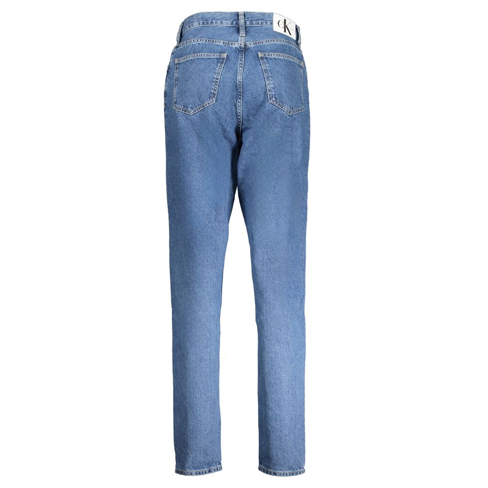 Calvin Klein Blu Cotton Womens Jeans