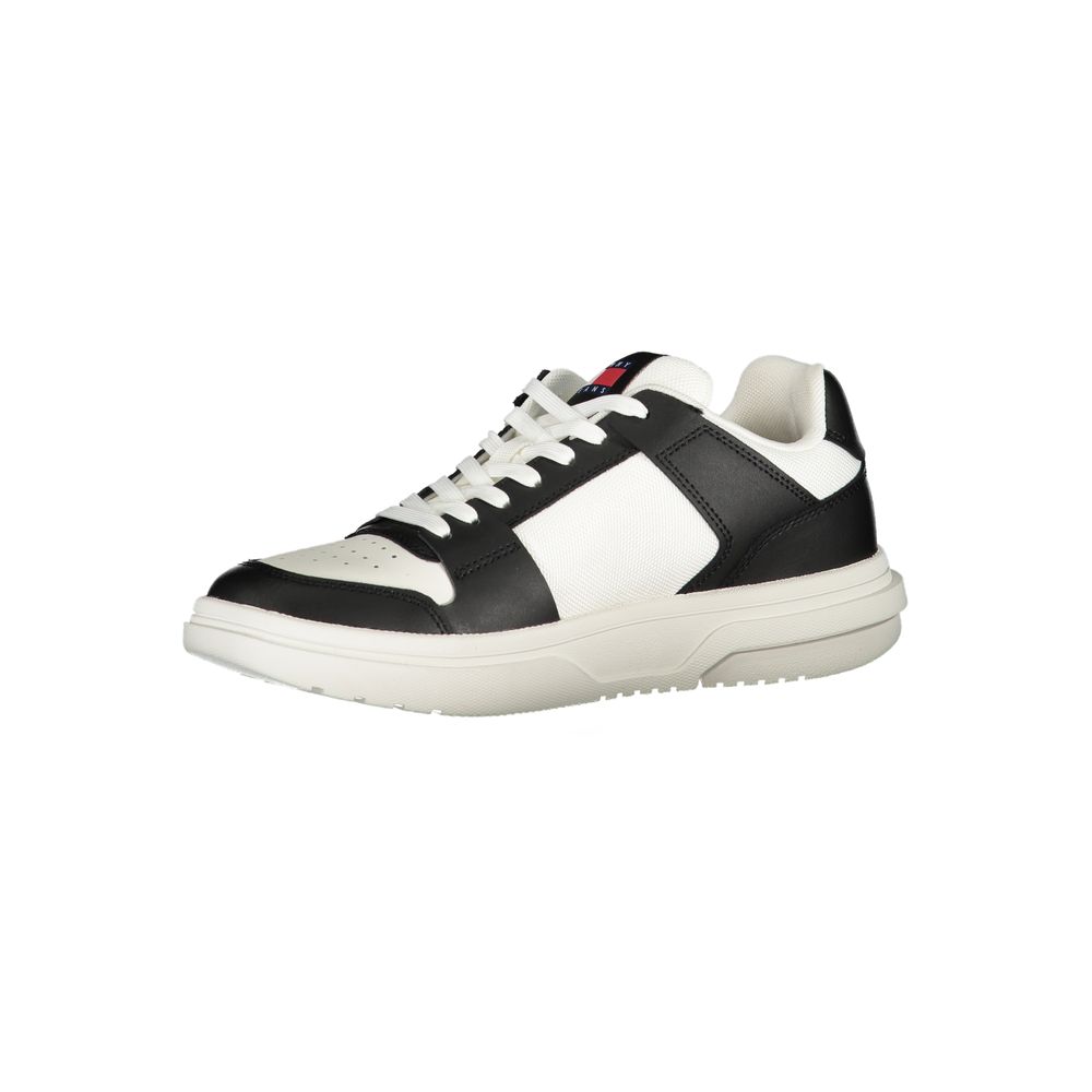 Tommy Hilfiger Black Polyester Athletic Sneakers