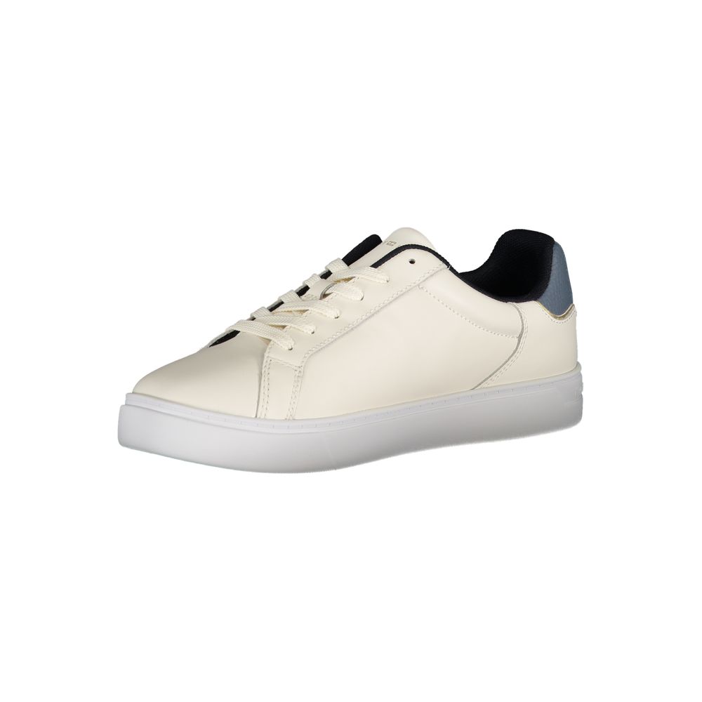 Tommy Hilfiger Beige Polyester Athletic Sneakers