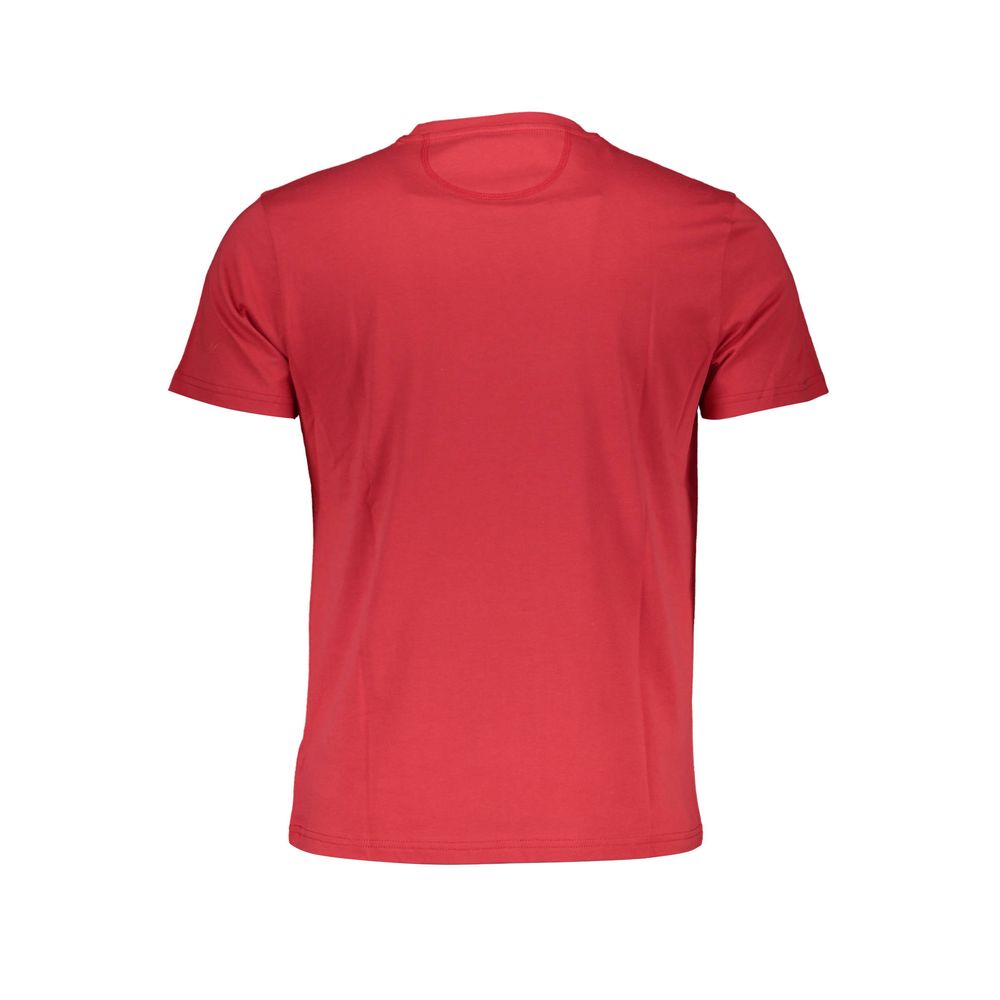 La Martina Rosso Cotton Men T-Shirt
