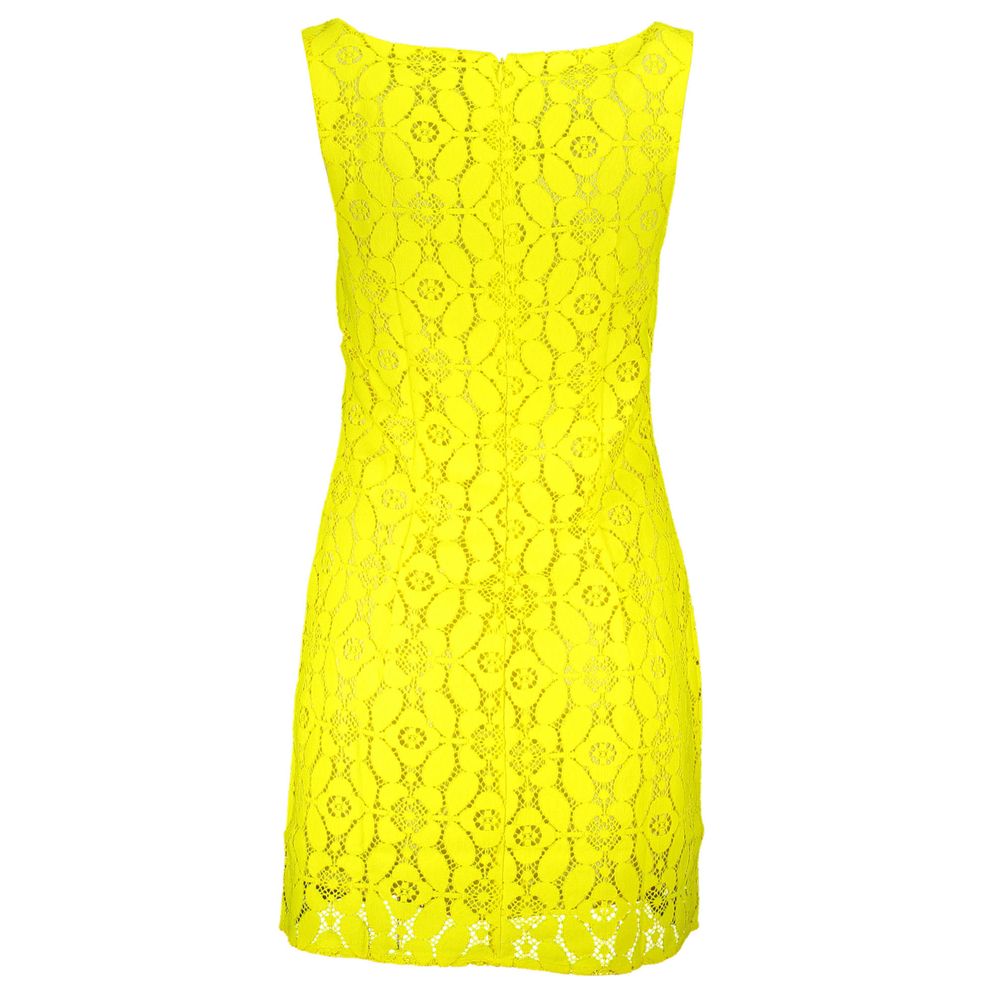 Desigual Yellow Polyester Dress