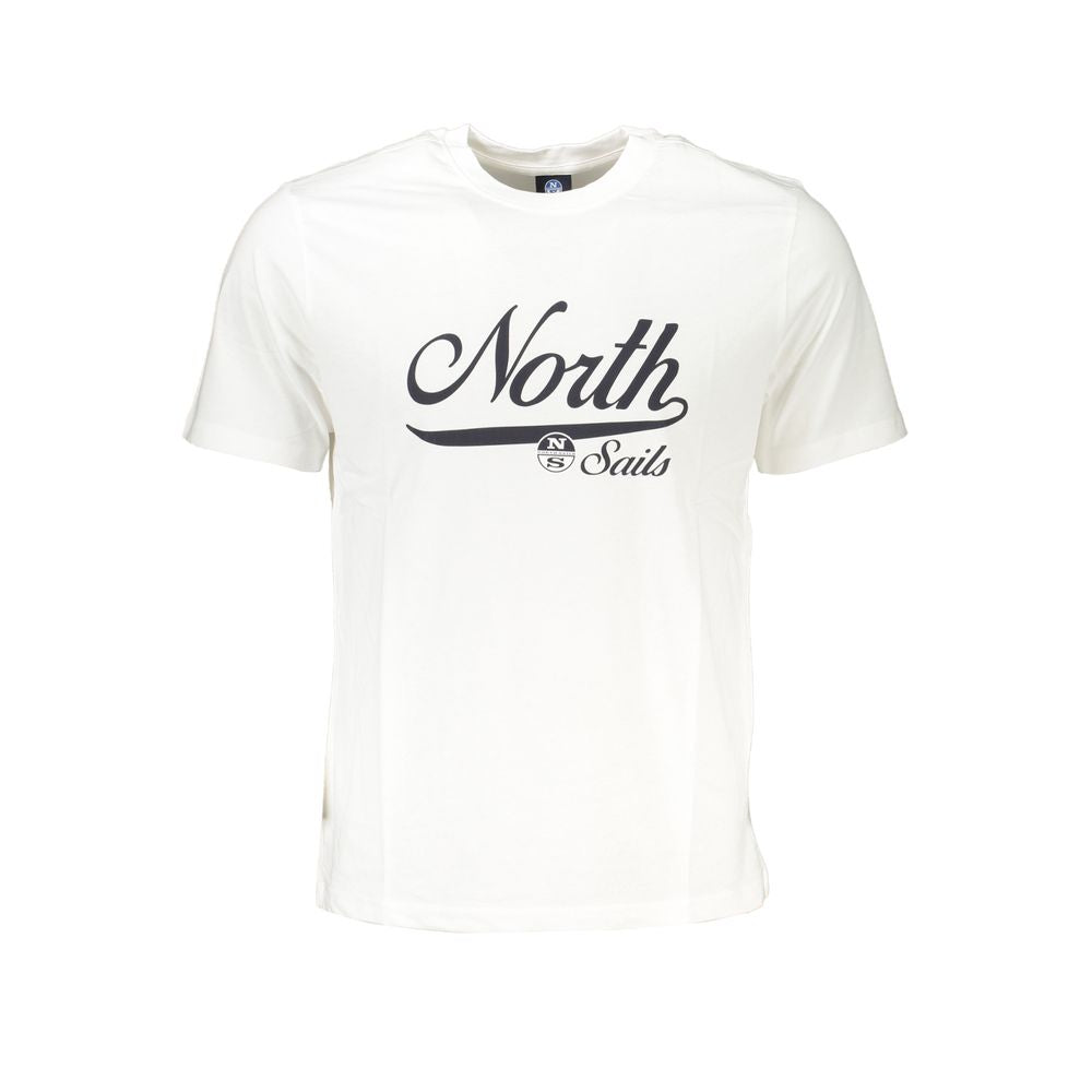 North Sails Bianco Cotton Men T-Shirt