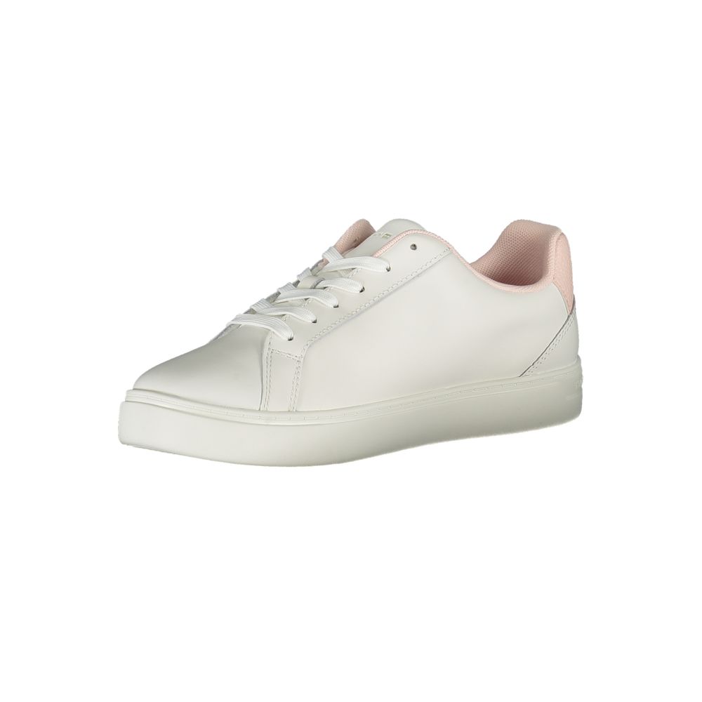 Tommy Hilfiger White Leather Women Sneaker