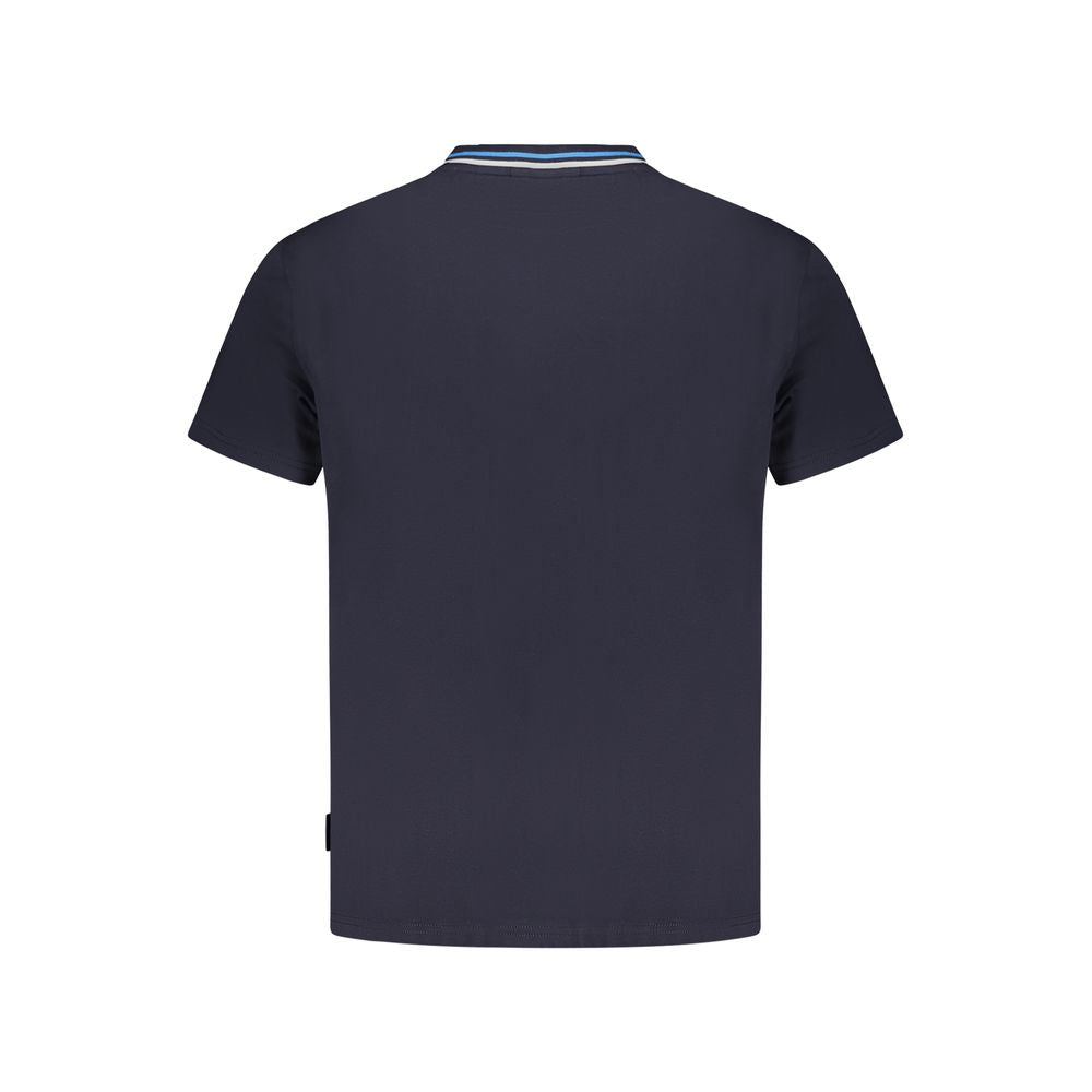 Napapijri Blue Organic Cotton Men's T-Shirt