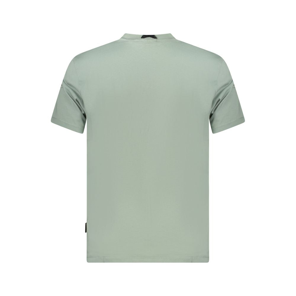 Napapijri Verde Cotton Men T-Shirt
