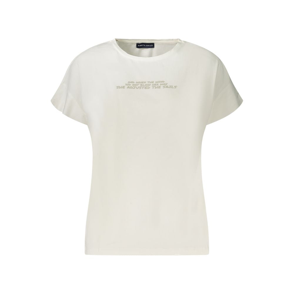 North Sails Bianco Cotton Women T-Shirt