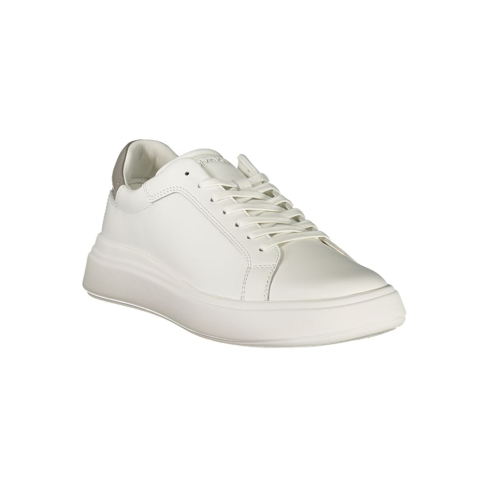 Calvin Klein White Polyurethane Men Sneaker