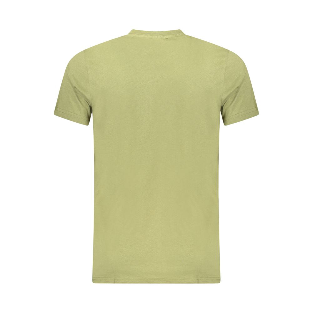 Cavalli Class Verde Cotton Mens T-Shirt