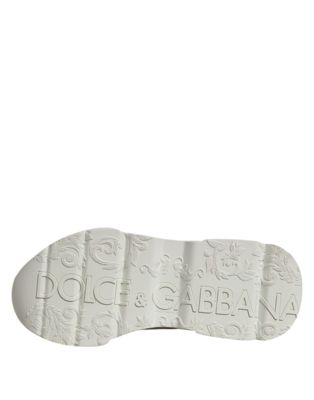 Dolce & Gabbana White Low Top Daymaster Men Sneakers Shoes