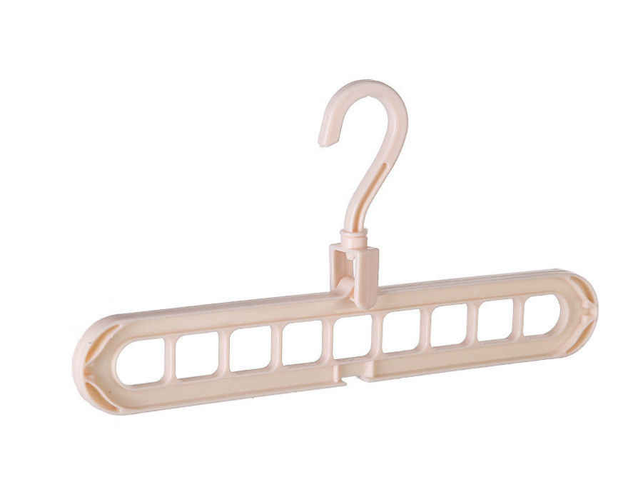 Multi-Functional Nine-Hole Clothes Hanger for Storage