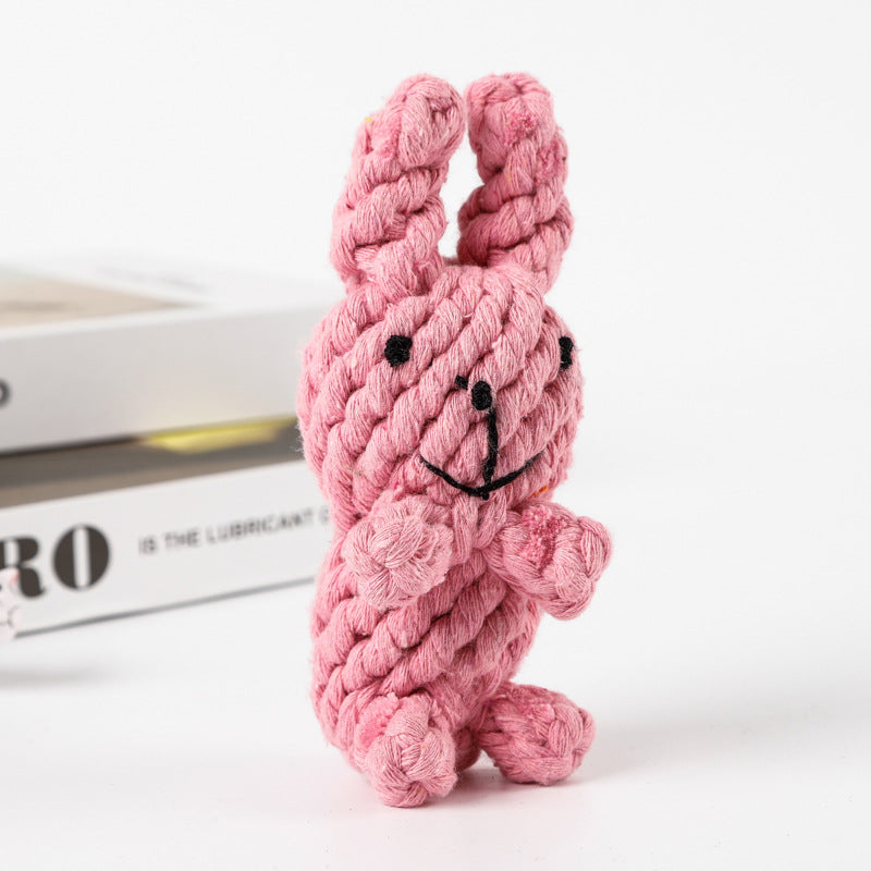 Pet Toy: Chew Rope Animal Shape for Dogs