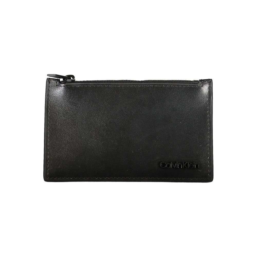 Calvin Klein Black Leather Men Wallet
