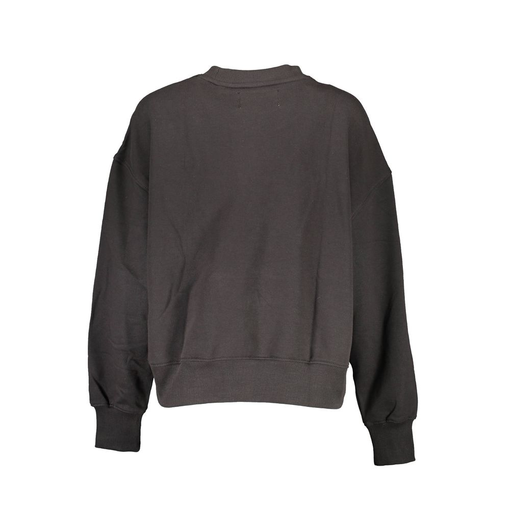 Calvin Klein Black Cotton Women Sweatshirt