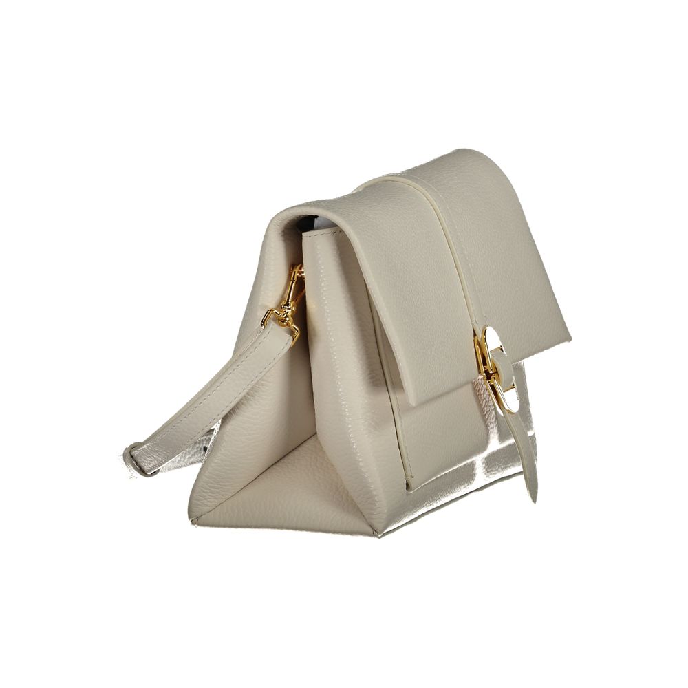 Coccinelle Bianco Leather Women Handbag