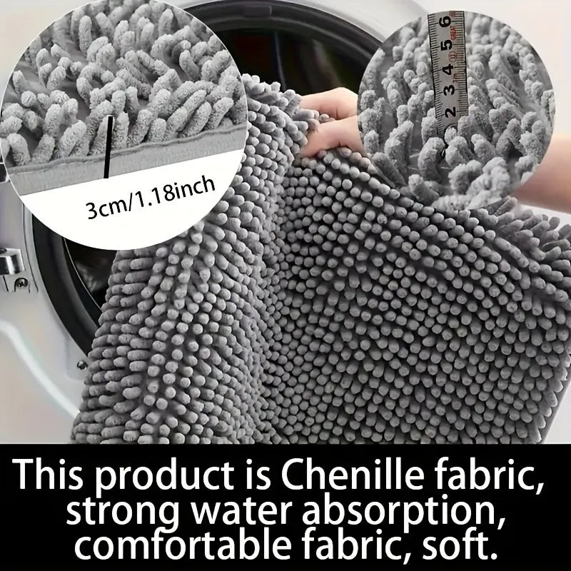 Non-slip Bathroom Door Absorbent Floor Mat