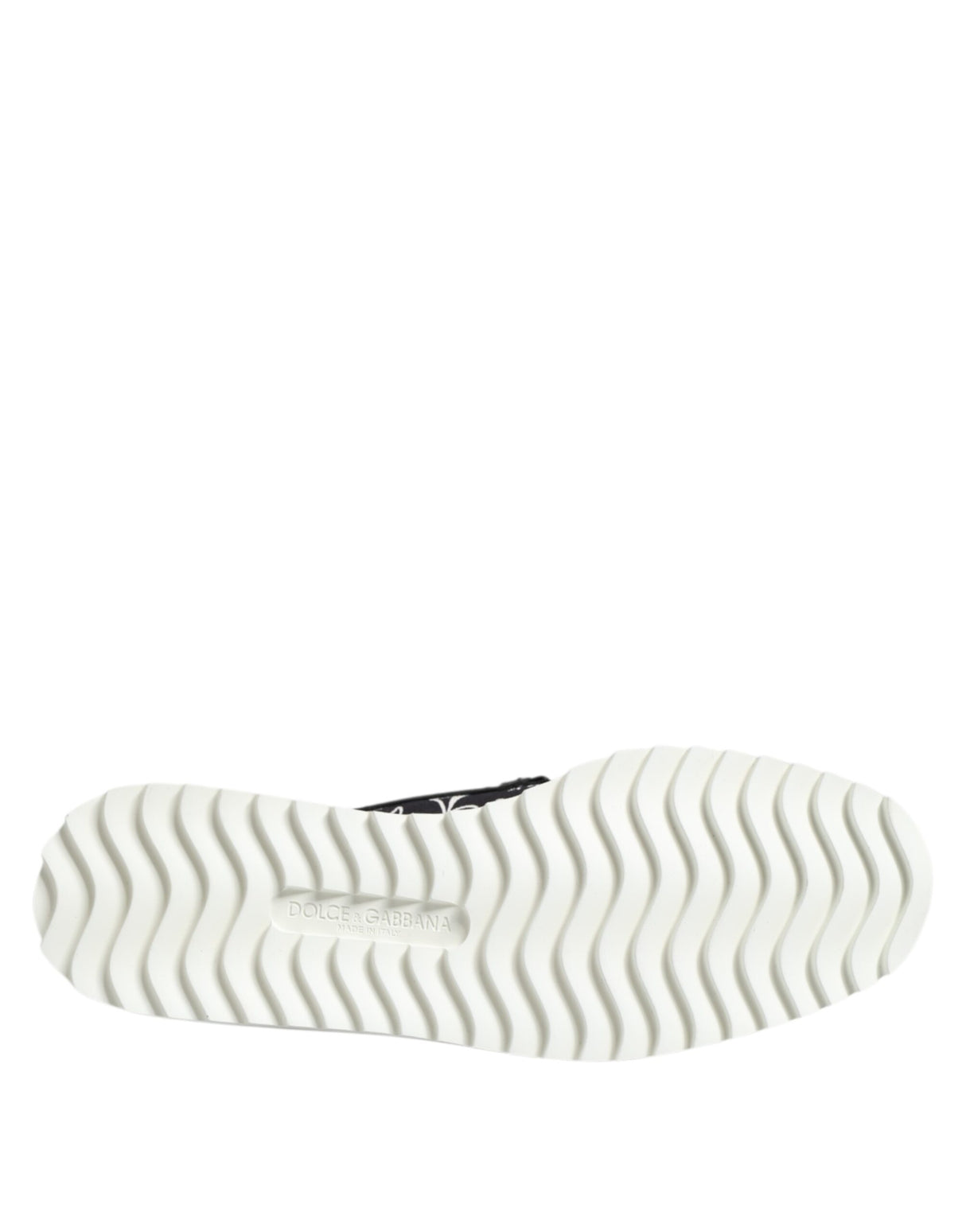 Dolce & Gabbana Black Slip On Printed Men Loafers Shoes