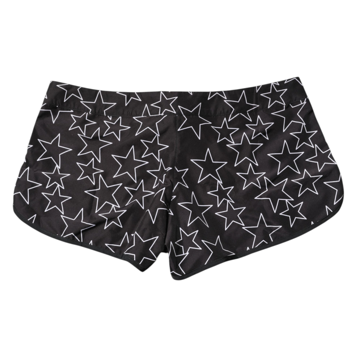 Dolce & Gabbana Black Star Print Beachwear Shorts Swimwear