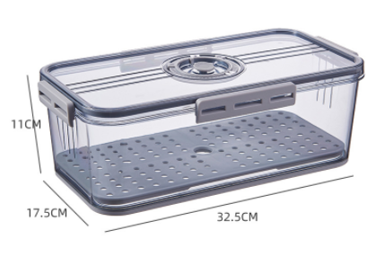 Transparent Thickened PET Refrigerator Storage Box