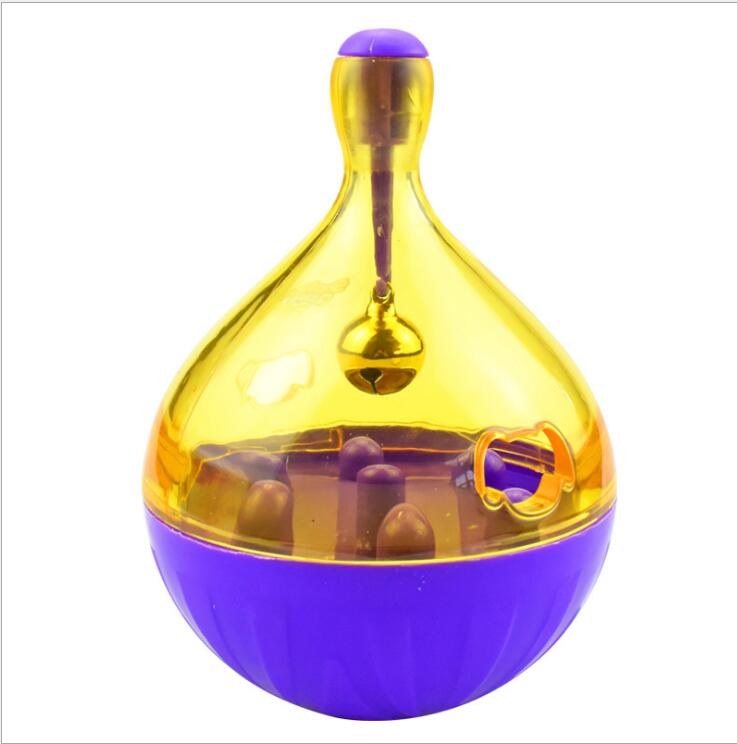 Wobbling Pet Toy and Automatic Food Dispenser Ball