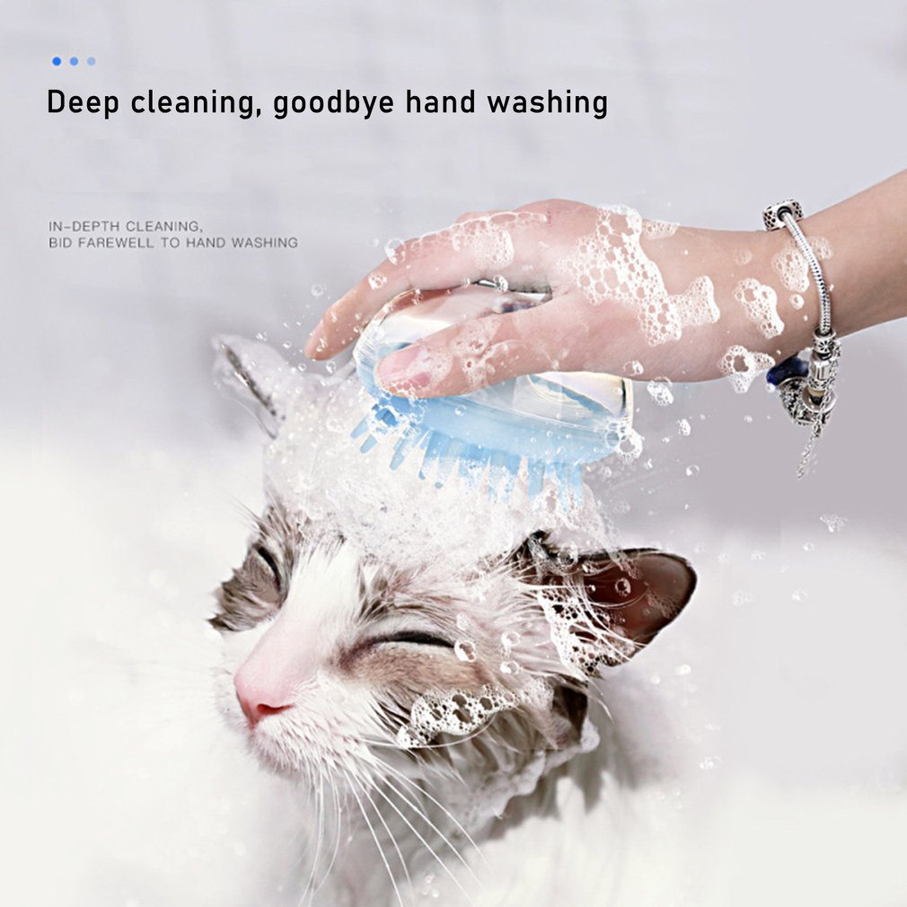 Jellyfish Bath Brush for Pets - Cat and Dog Massager