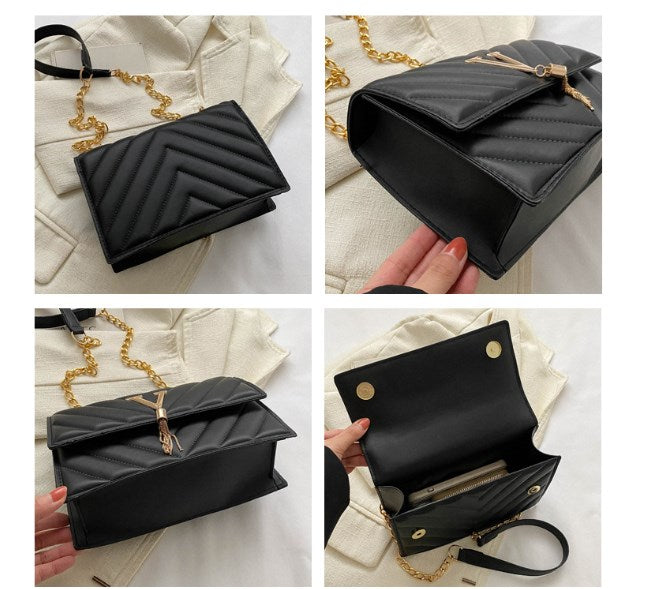 Stylish Women's Bag, French Crossbody Chain Bag