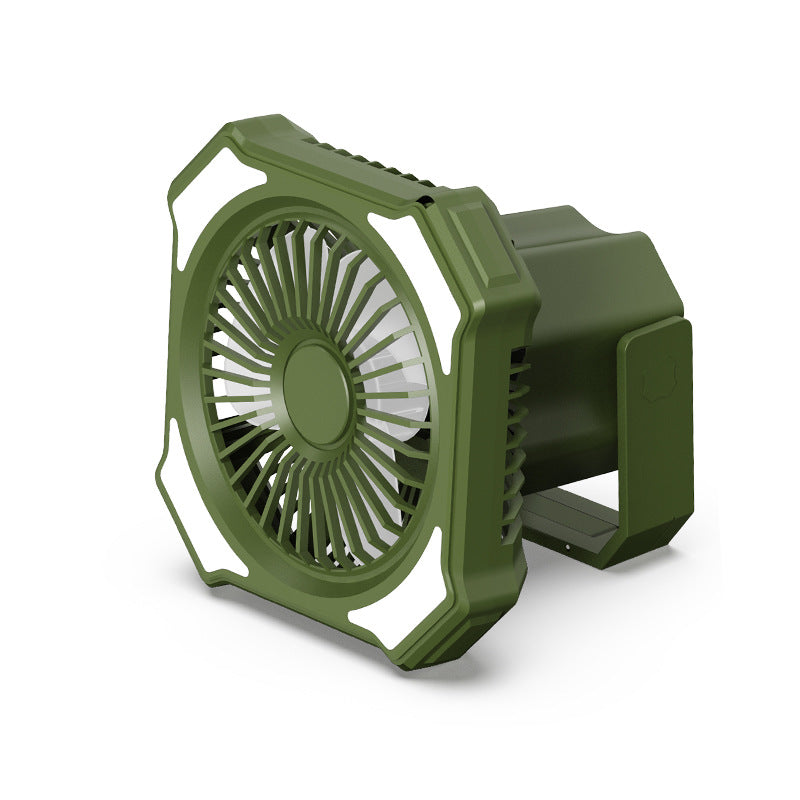 Portable Camping Fan and Lantern with Power Bank