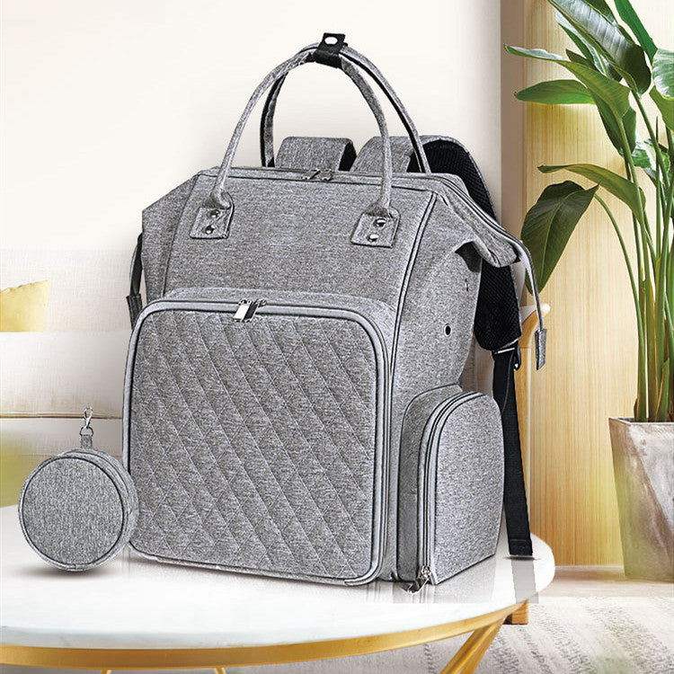 Double Shoulder Wool Crochet Storage Bag for Home