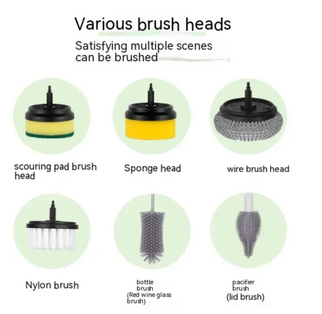 Electric Cleaning Pad Brush