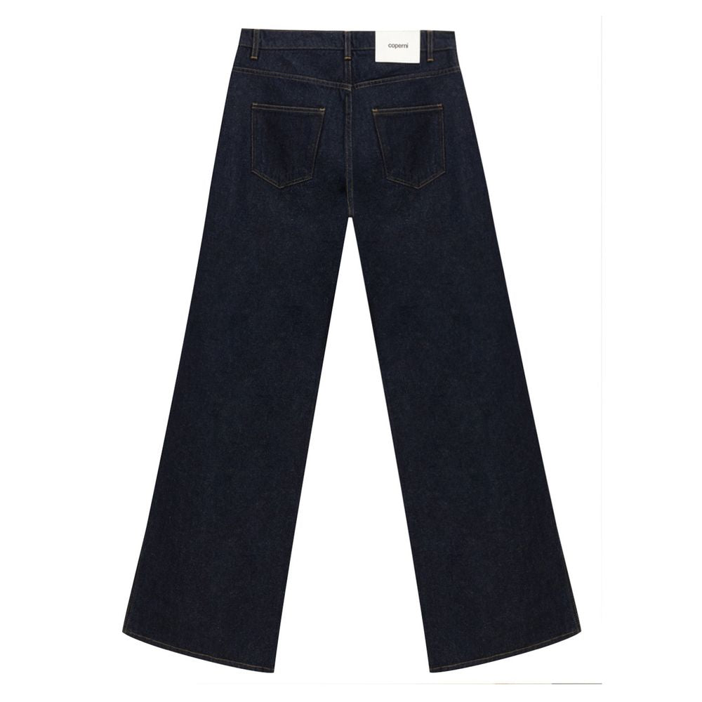 Coperni Blue Cotton High-Waisted Jean