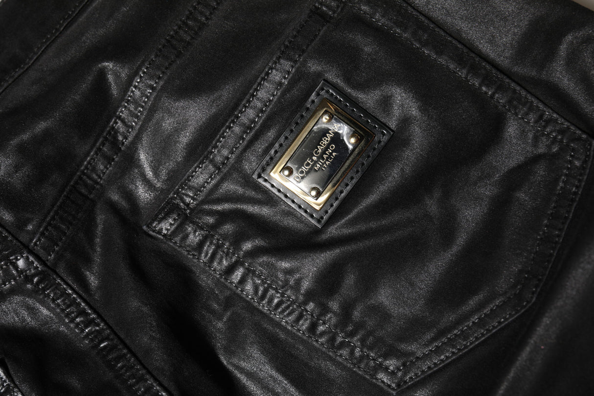 Dolce & Gabbana Black GRACE High Waist Skinny Denim Jeans