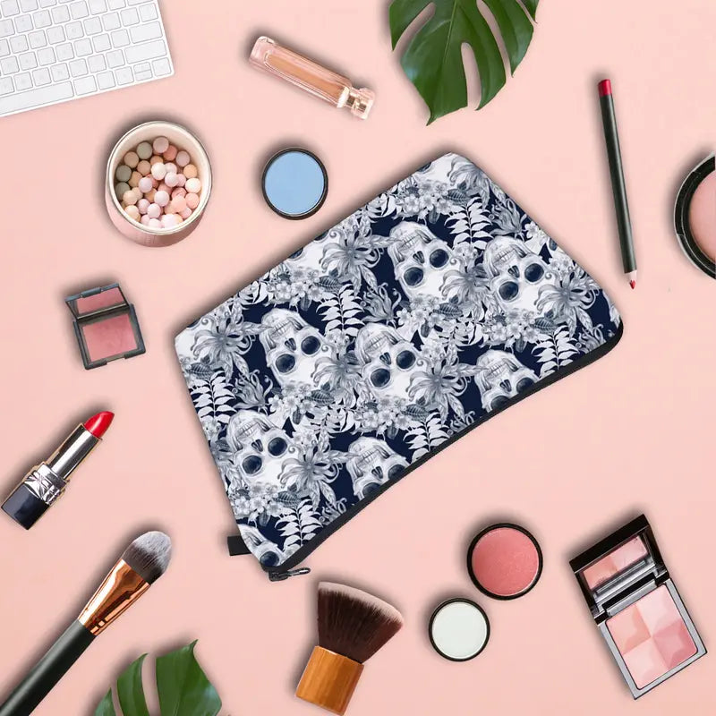 Large Makeup Bag - Travel Cosmetic Brush Organizer