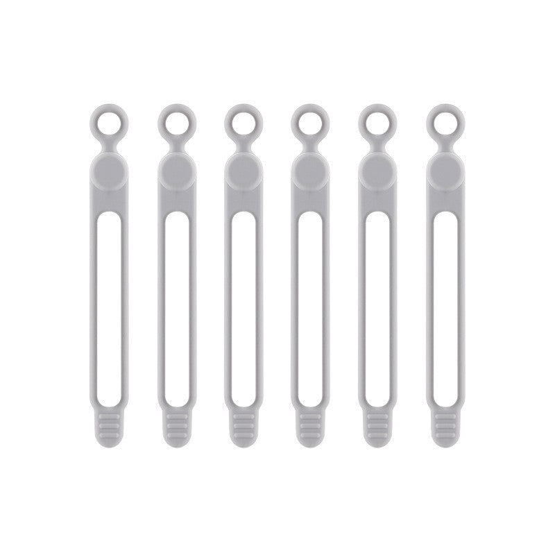Multi-functional Silicone Cable Tie Organizer for Home/Office