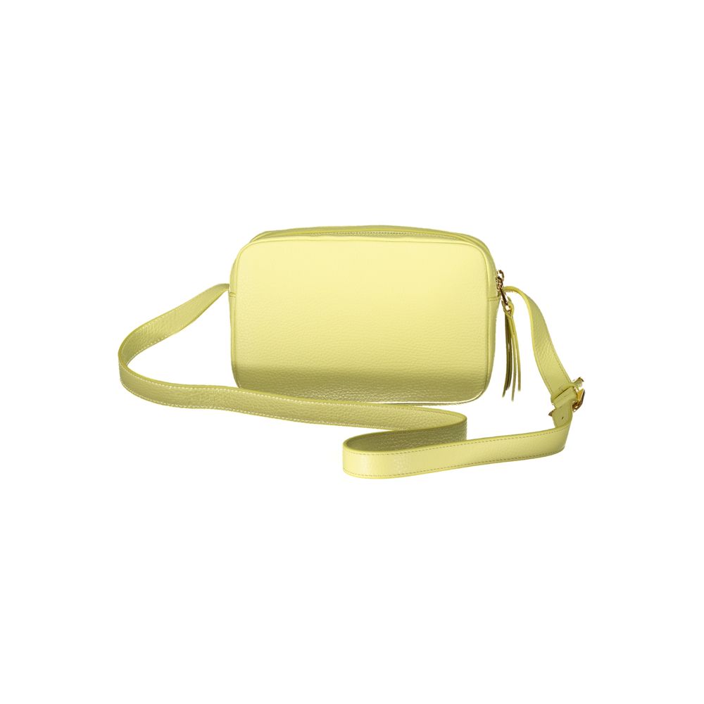 Coccinelle Giallo Leather Women Shoulder Bag