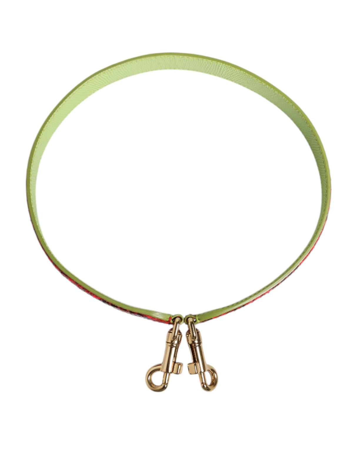 Dolce & Gabbana Red Exotic Leather Handbag Accessory Shoulder Strap