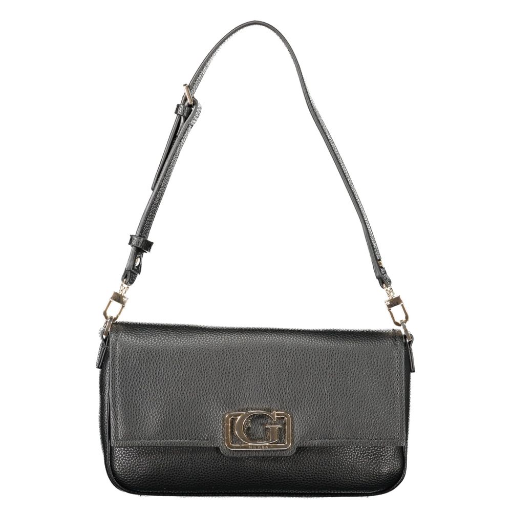 Guess Jeans Nero Poliuretano Women Handbag