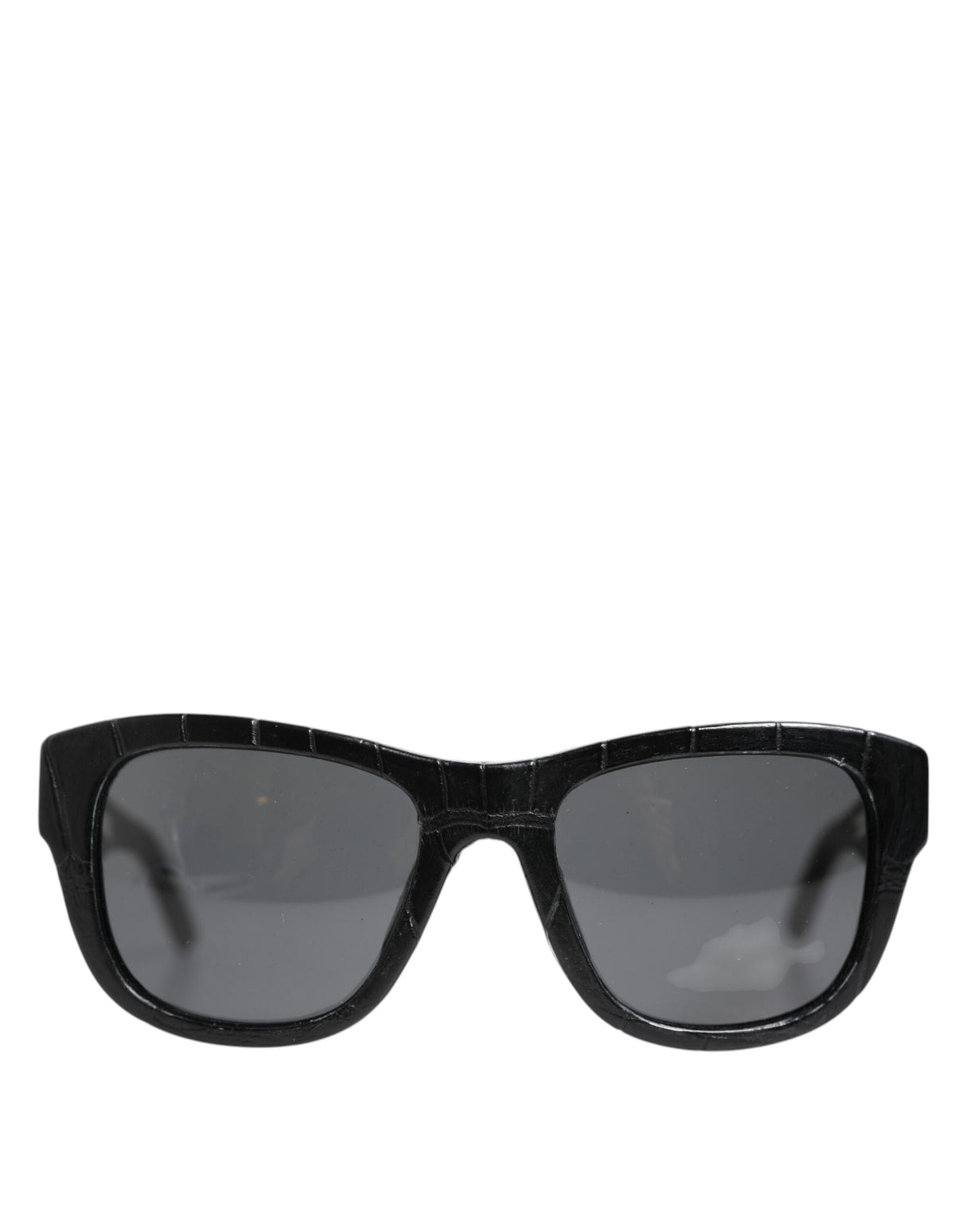 Dolce & Gabbana Black Leather Frame DG4177 Tinted Lens Sunglasses