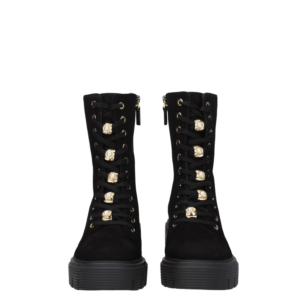 Stuart Weitzman Black Leather Ankle Boots