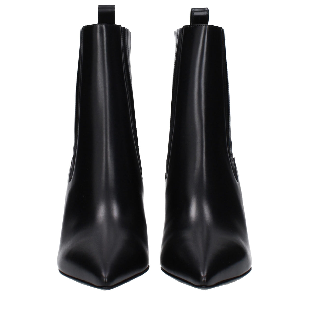 Valentino Garavani Black Leather Ankle Boots