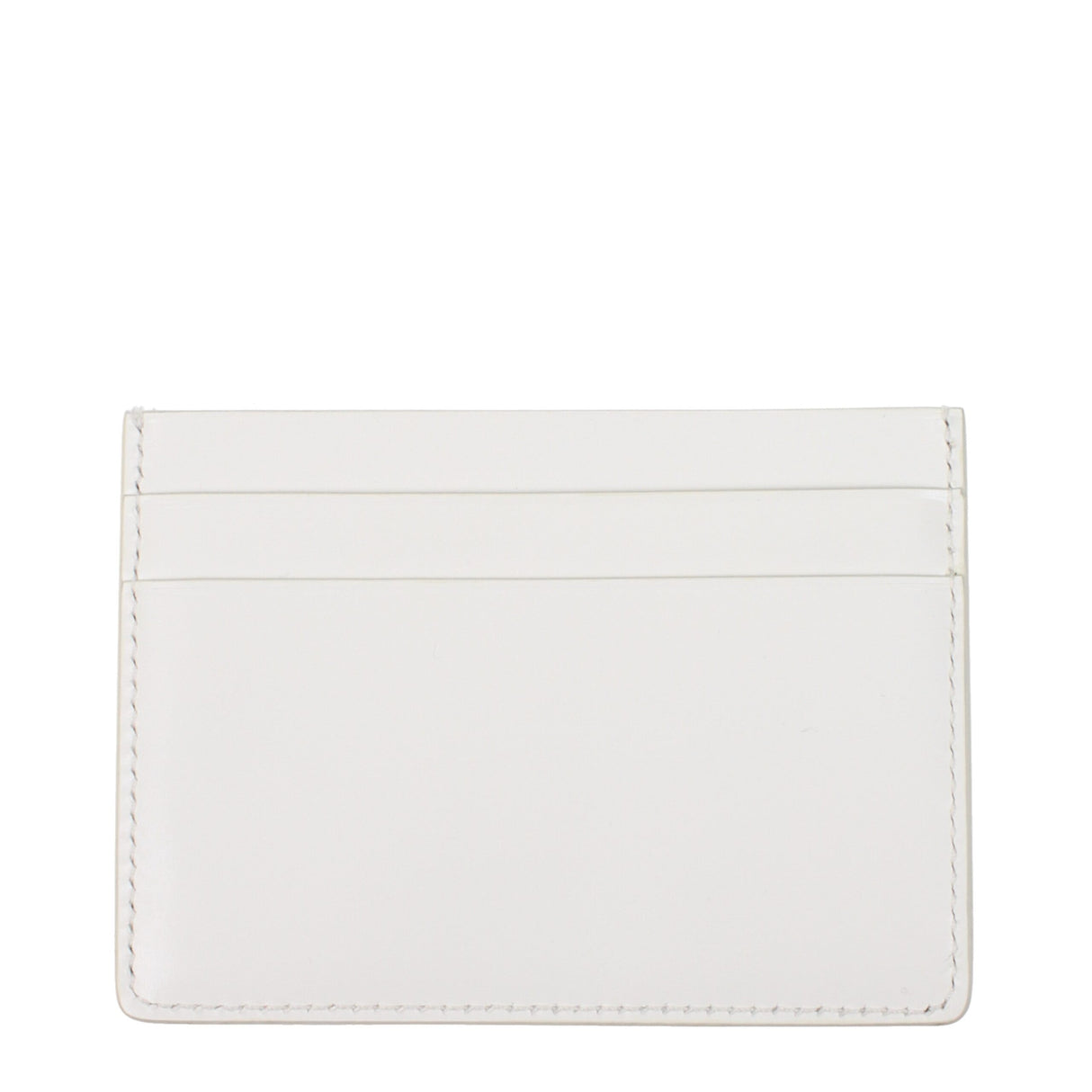 Jil Sander White Leather Cardholder