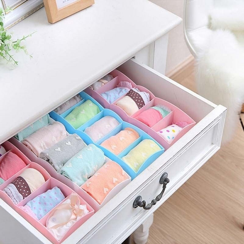 Plastic Drawer Storage Box for Socks and Underwear