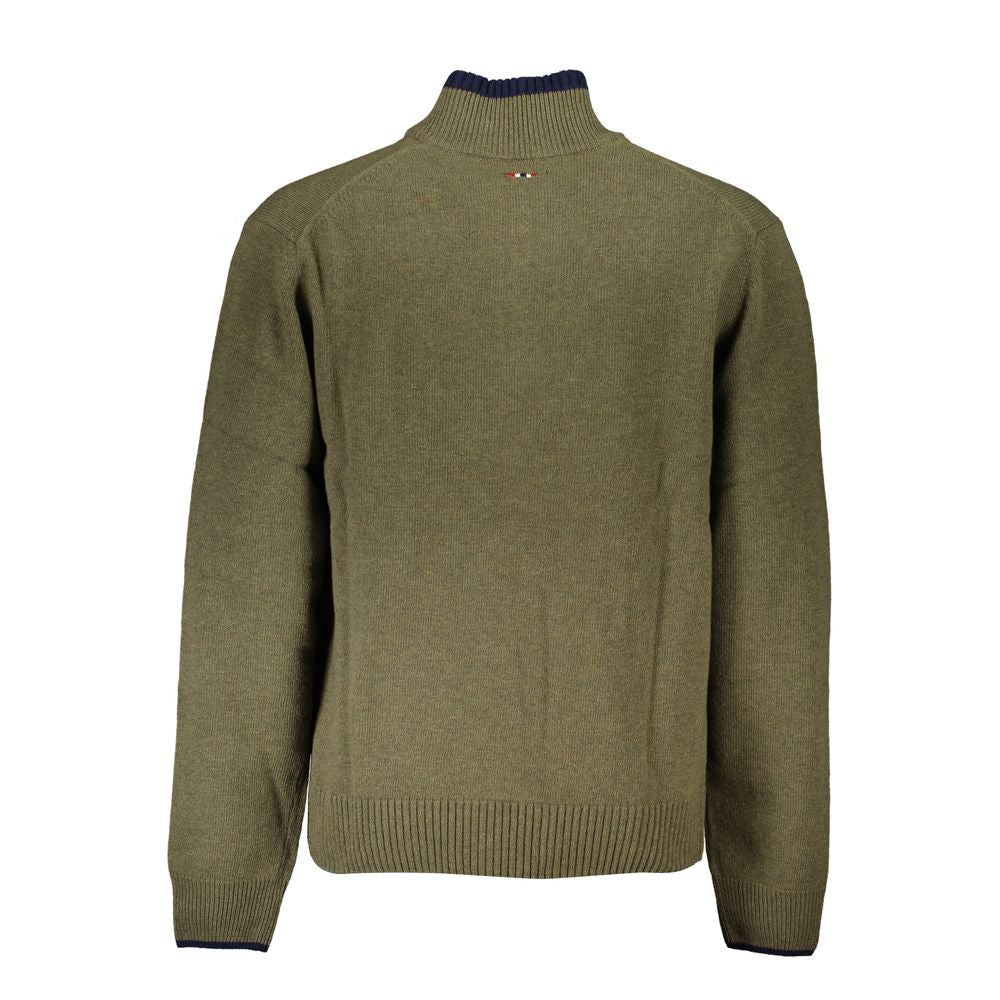Napapijri Verde Tessuto Men Sweater