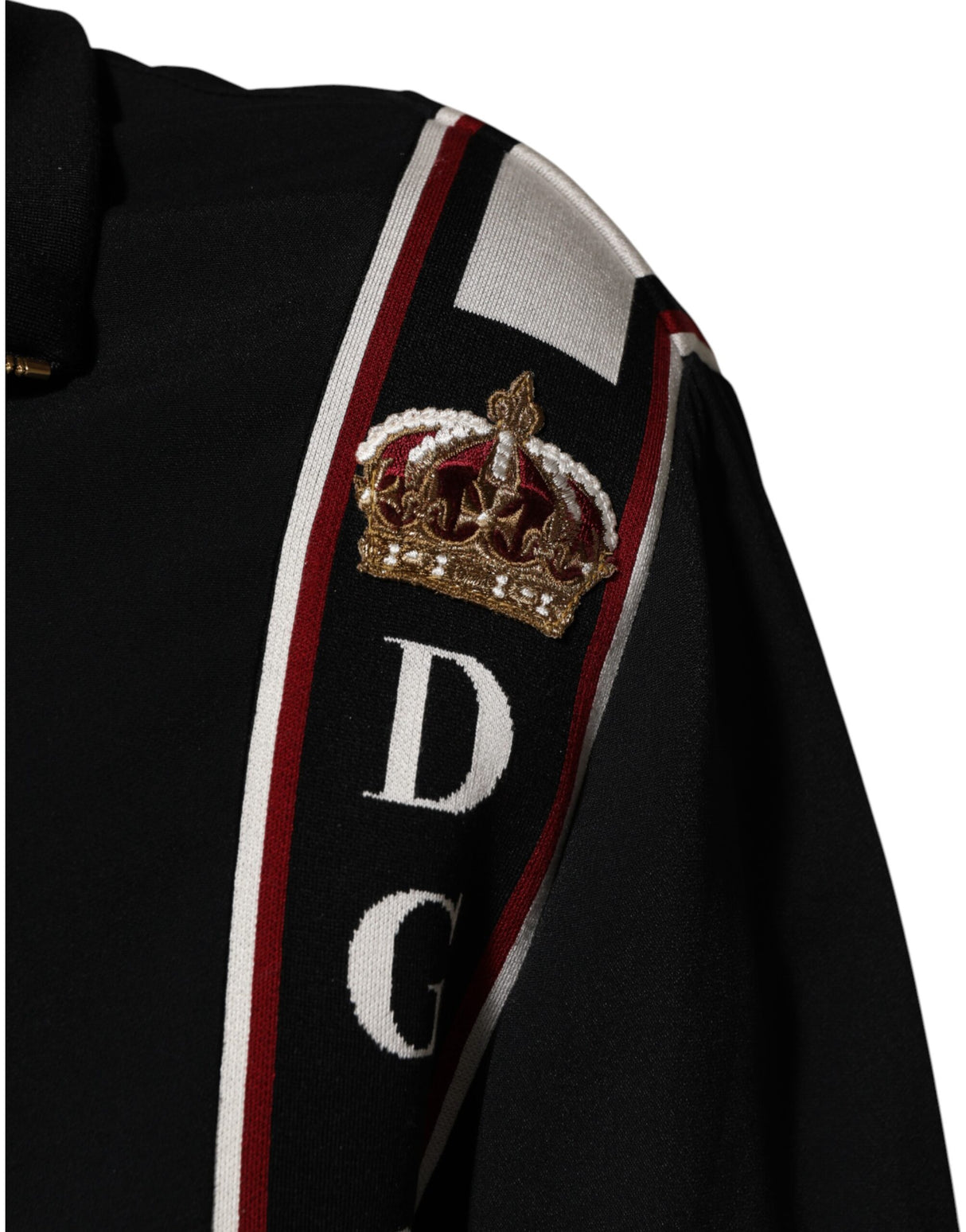 Dolce & Gabbana Black DG King Full Zip Sweatshirt Sweater