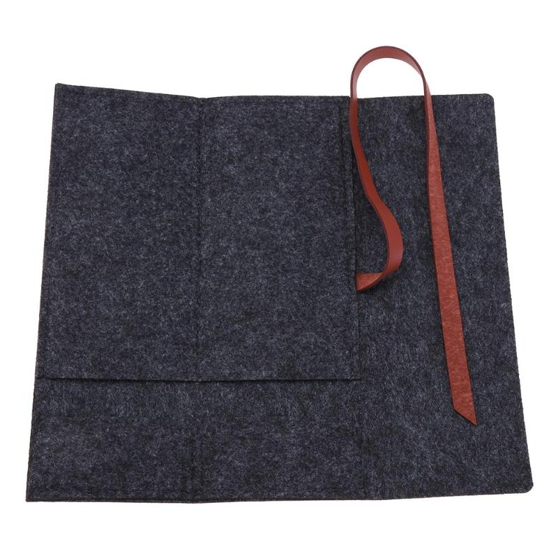 Velcro Felt Pencil Bag - Large Capacity Stationery Case