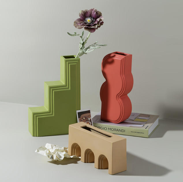 FantasyWave Geometric Vase for Home Decoration (One Piece)