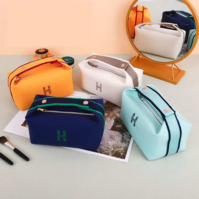 Waterproof Canvas Travel Toiletry Organizer Bag