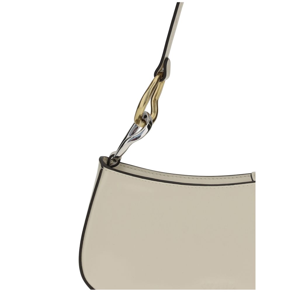 Staud Cream Calf Leather Bos Taurus Shoulder Bag